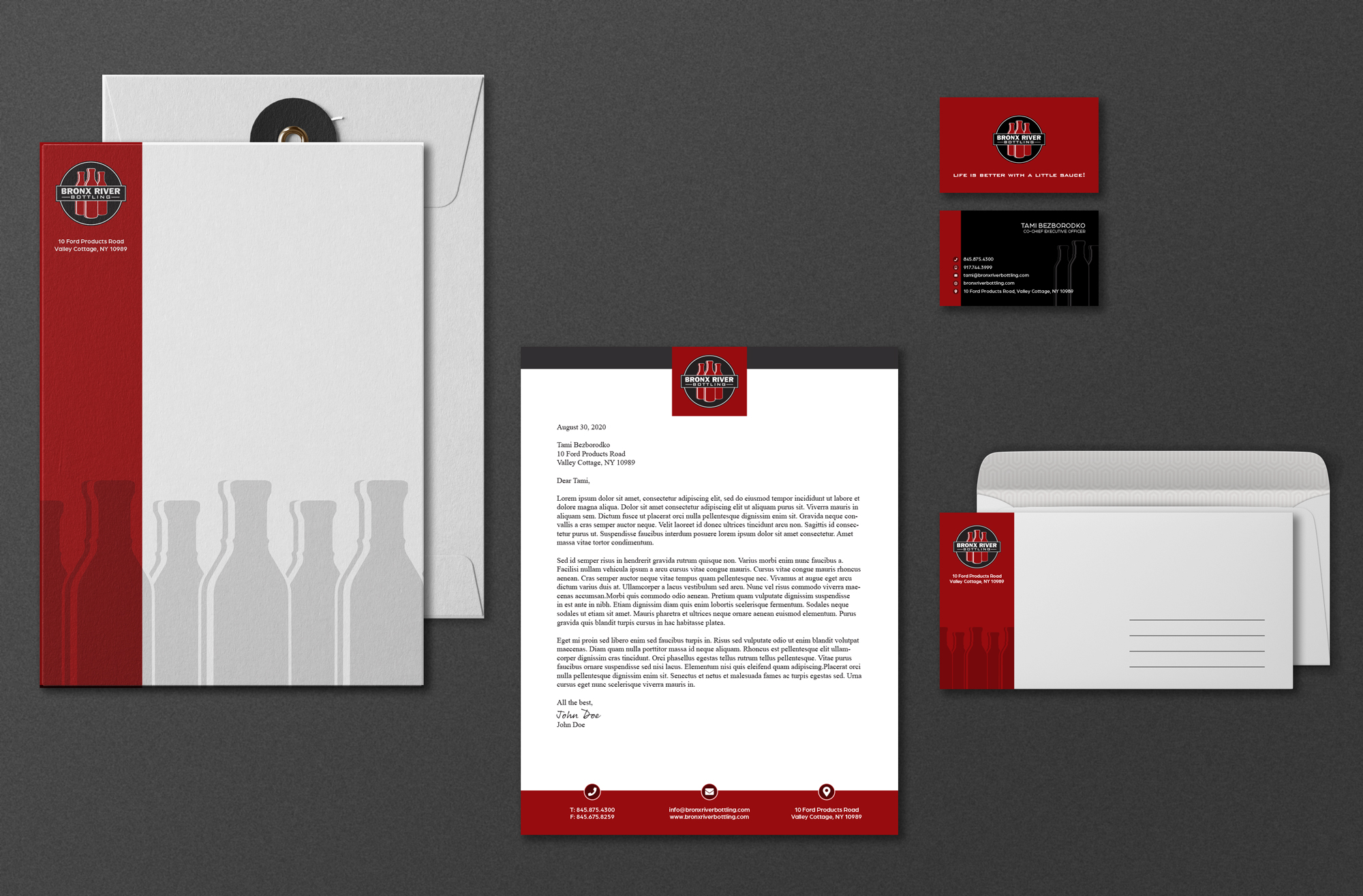 Bronx River Bottling Branding